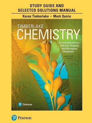 Book cover for Student Study Guide and Selected Solutions Manual for Chemistry