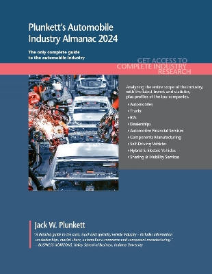 Cover of Plunkett's Automobile Industry Almanac 2024