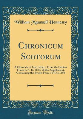 Book cover for Chronicum Scotorum