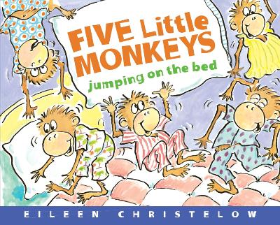 Book cover for Five Little Monkeys Jumping on the Bed: 25th Anniversary Edition