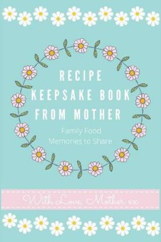 Cover of Recipe Keepsake Book From Mother