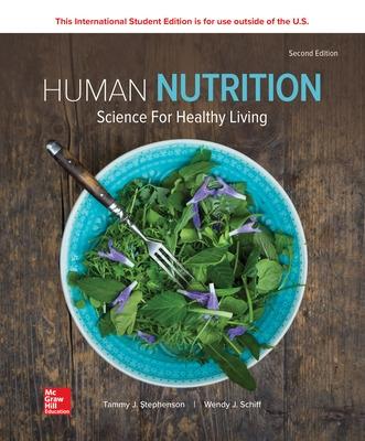 Book cover for ISE Human Nutrition: Science for Healthy Living