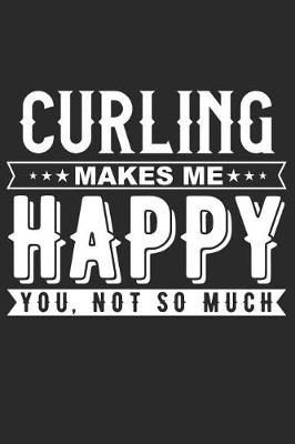 Book cover for Curling Makes Me Happy