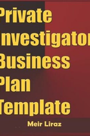 Cover of Private Investigator Business Plan Template