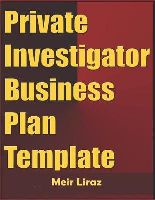 Book cover for Private Investigator Business Plan Template