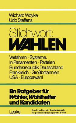 Book cover for Stichwort: Wahlen