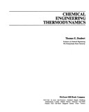 Cover of Chemical Engineering Thermodynamics