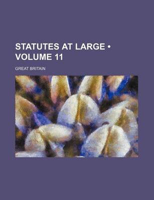 Book cover for Statutes at Large (Volume 11)