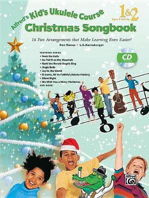 Book cover for Kids Ukulele Christmas Songs 1&2