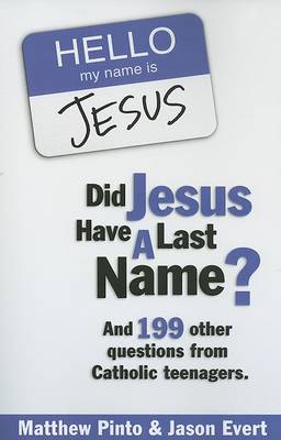 Book cover for Did Jesus Have a Last Name?
