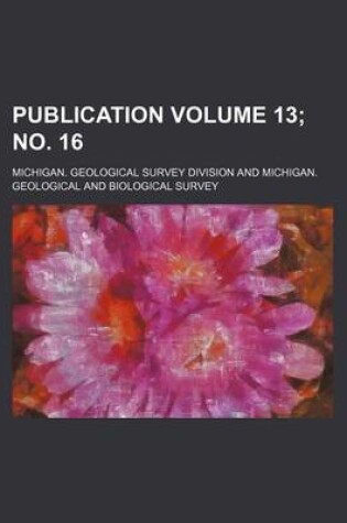 Cover of Publication Volume 13; No. 16