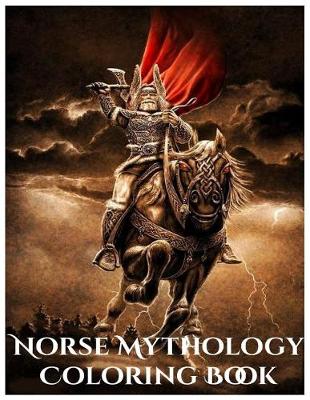 Book cover for Norse Mythology Coloring Book - Adult Coloring Book with Norse Mythology