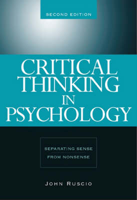 Book cover for Critical Thinking in Psychology : Separating Sense from Nonsense