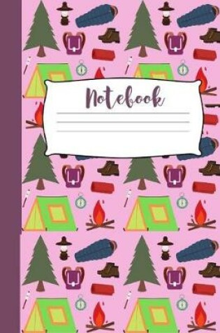 Cover of Camping themed Notebook For Mothers