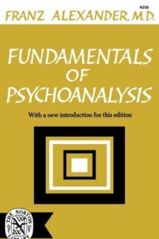 Cover of Fundamentals of Psychoanalysis