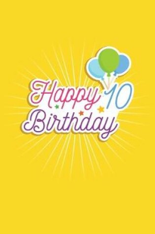 Cover of Happy 10th Birthday