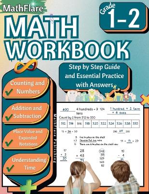 Book cover for MathFlare - Math Workbook 1st and 2nd Grade