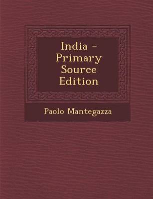 Book cover for India - Primary Source Edition