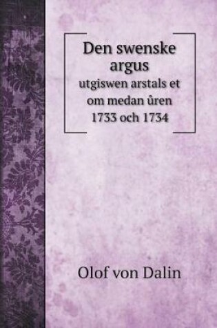 Cover of Den swenske argus