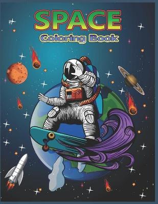 Book cover for Space Coloring Book