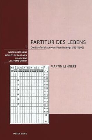 Cover of Partitur Des Lebens