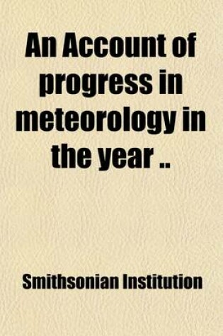 Cover of An Account of the Progress in Meteorology in the Year