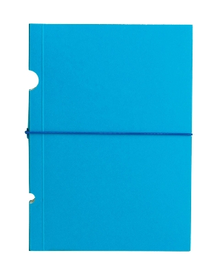 Book cover for Bright Blue (Buco) B7 Unlined Journal