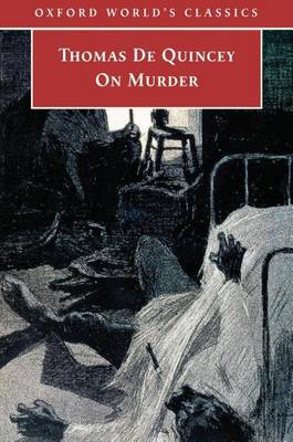 Book cover for On Murder. Oxford World's Classics.