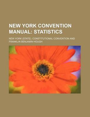 Book cover for New York Convention Manual