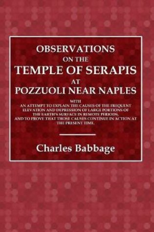 Cover of Observations on the Temple of Serapis