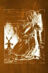Book cover for Alice in Wonderland Chalkboard Journal - Alice and The White Rabbit (Orange)