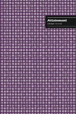 Book cover for Attainment Lifestyle Journal, Creative Write-in Notebook, Dotted Lines, Wide Ruled, Medium Size (A5), 6 x 9 (Purple)