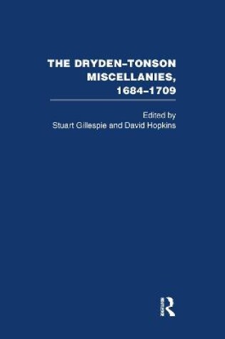 Cover of Dryden-Tonson Misc V1