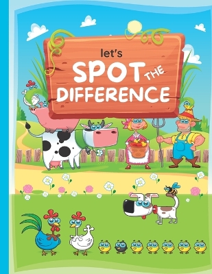 Book cover for Spot the Differences Kids Activity Book