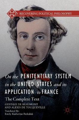 Book cover for On the Penitentiary System in the United States and its Application to France
