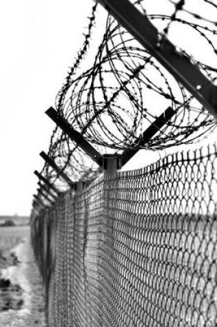 Cover of Jumbo Oversized Black and White Razor Wire Prison Fence