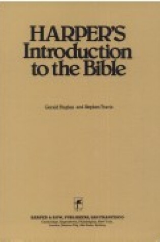 Cover of Harper's Introduction to the Bible