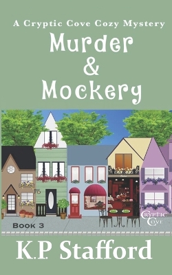 Cover of Murder & Mockery (Cryptic Cove Cozy Mystery Series Book 3)