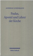 Book cover for Paulus, Apostel und Lehrer der Kirche