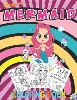 Book cover for Mermaid Coloring Book