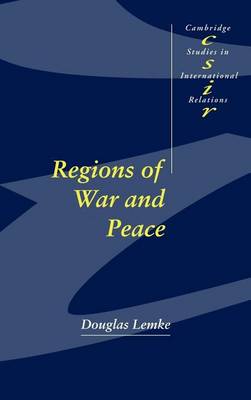 Book cover for Regions of War and Peace. Cambridge Studies in International Relations