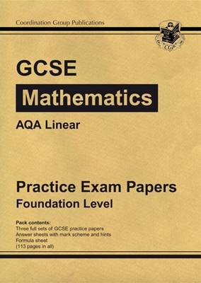 Book cover for GCSE Maths AQA B (Linear) Practice Papers - Foundation (A*-G Resits)