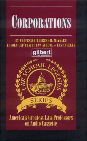 Book cover for Gilbert Law Legends Corpration