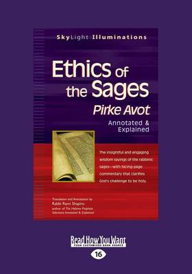 Book cover for Ethics of the Sages