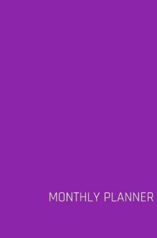 Cover of Purple Monthly Planner