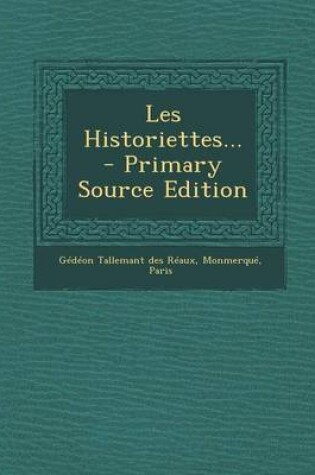 Cover of Les Historiettes...