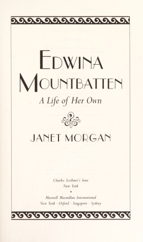 Book cover for Edwina Mountbatten