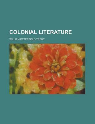 Book cover for Colonial Literature