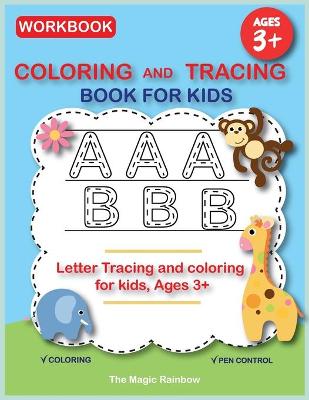 Cover of Coloring and Tracing Book for Kids