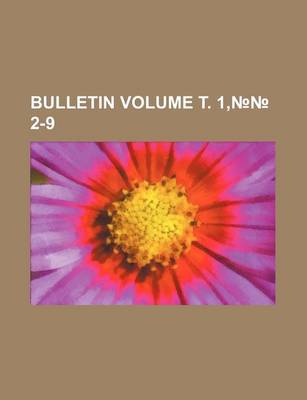 Book cover for Bulletin Volume . 1, 2-9